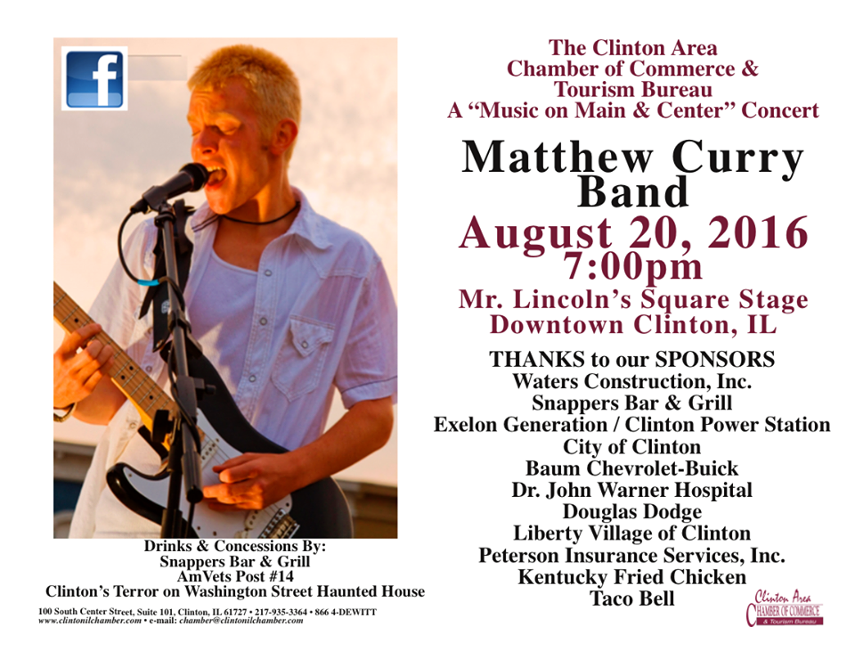Clinton Chamber Excited To Host Matthew Curry
